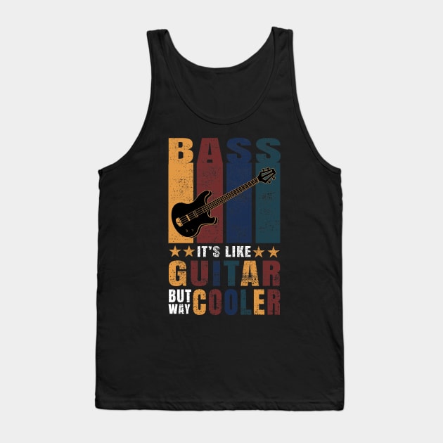 Funny Bass Guitar Tank Top by TuuliTuule